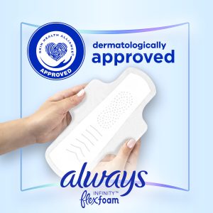 Always Infinity Size 1 Regular Pads with Wings, Unscented